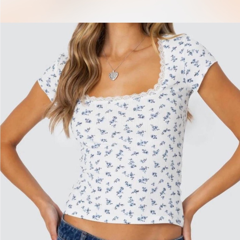 Floral Print Women's Top